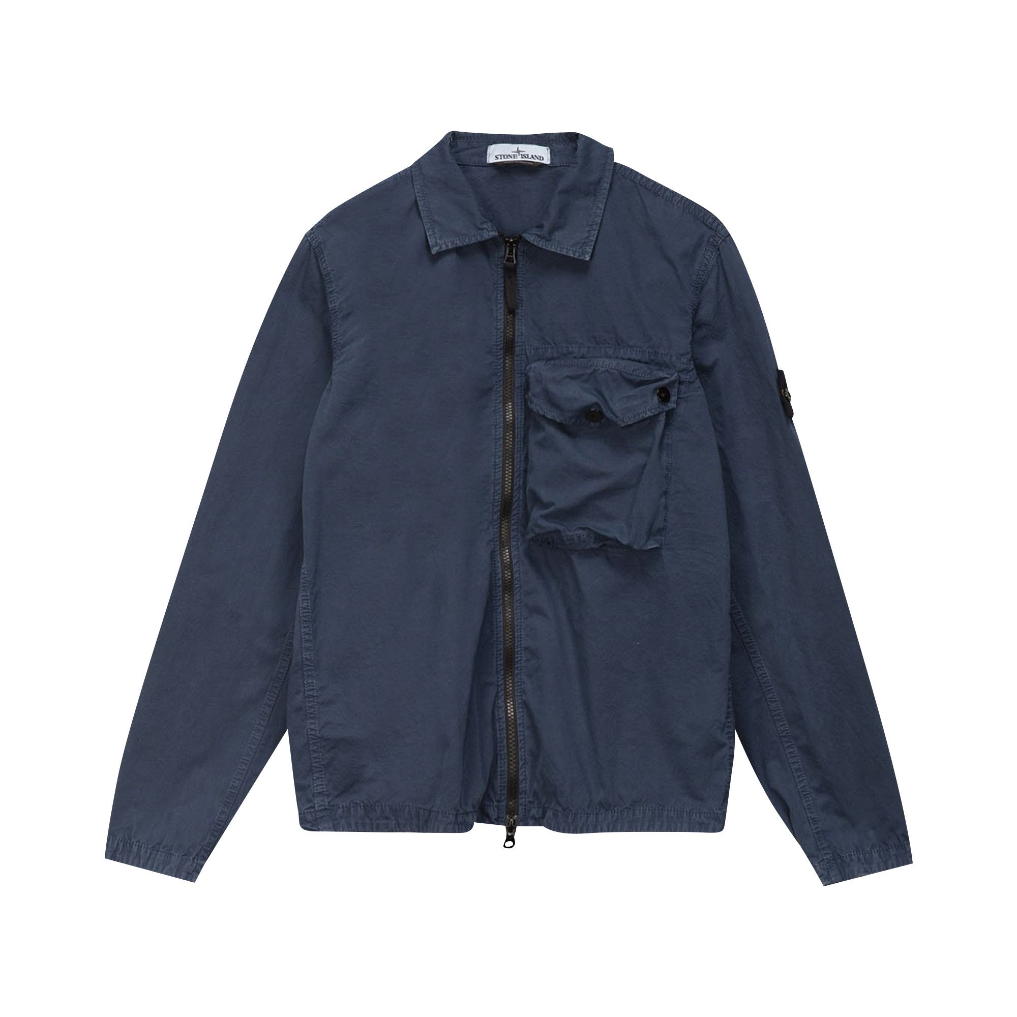 Stone island overshirt navy sales