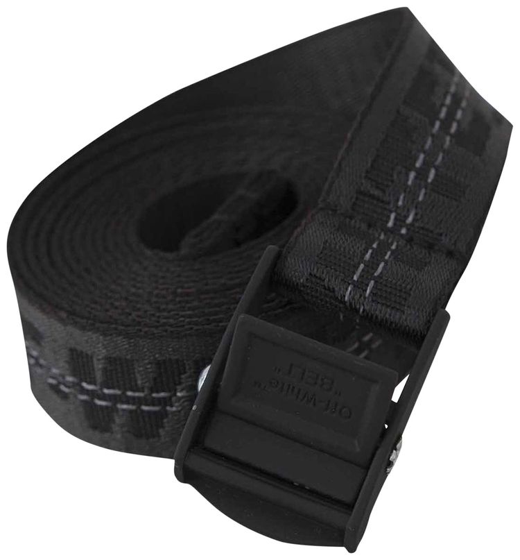 Off White Mini Industrial Belt Black