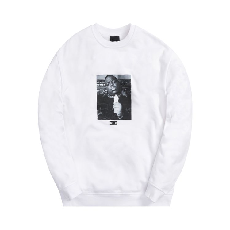 Kith For The Notorious BIG Mo Problems Crewneck White