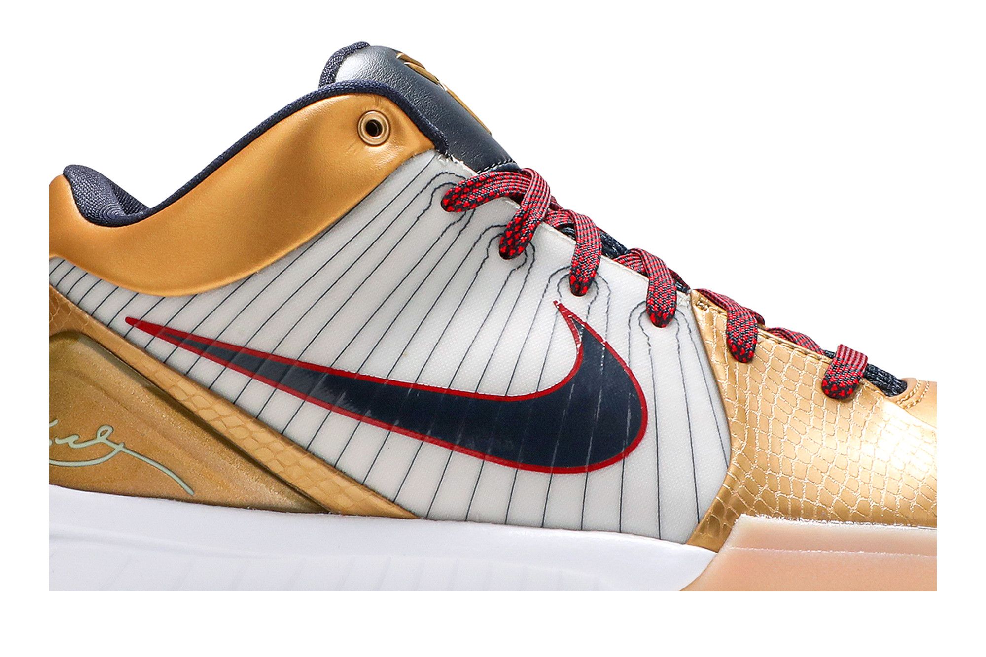 Size 11.0 Zoom Kobe 4 Gold Medal