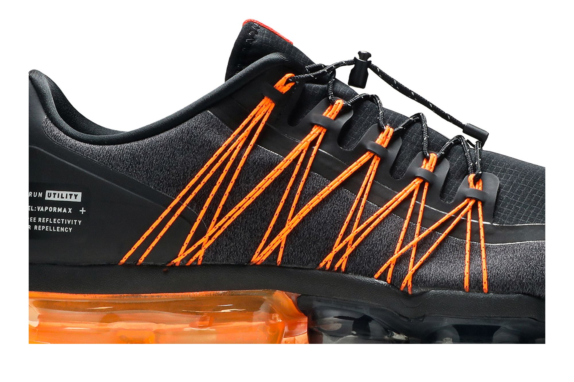 Buy Air VaporMax Run Utility Black Orange AQ8810 005 GOAT