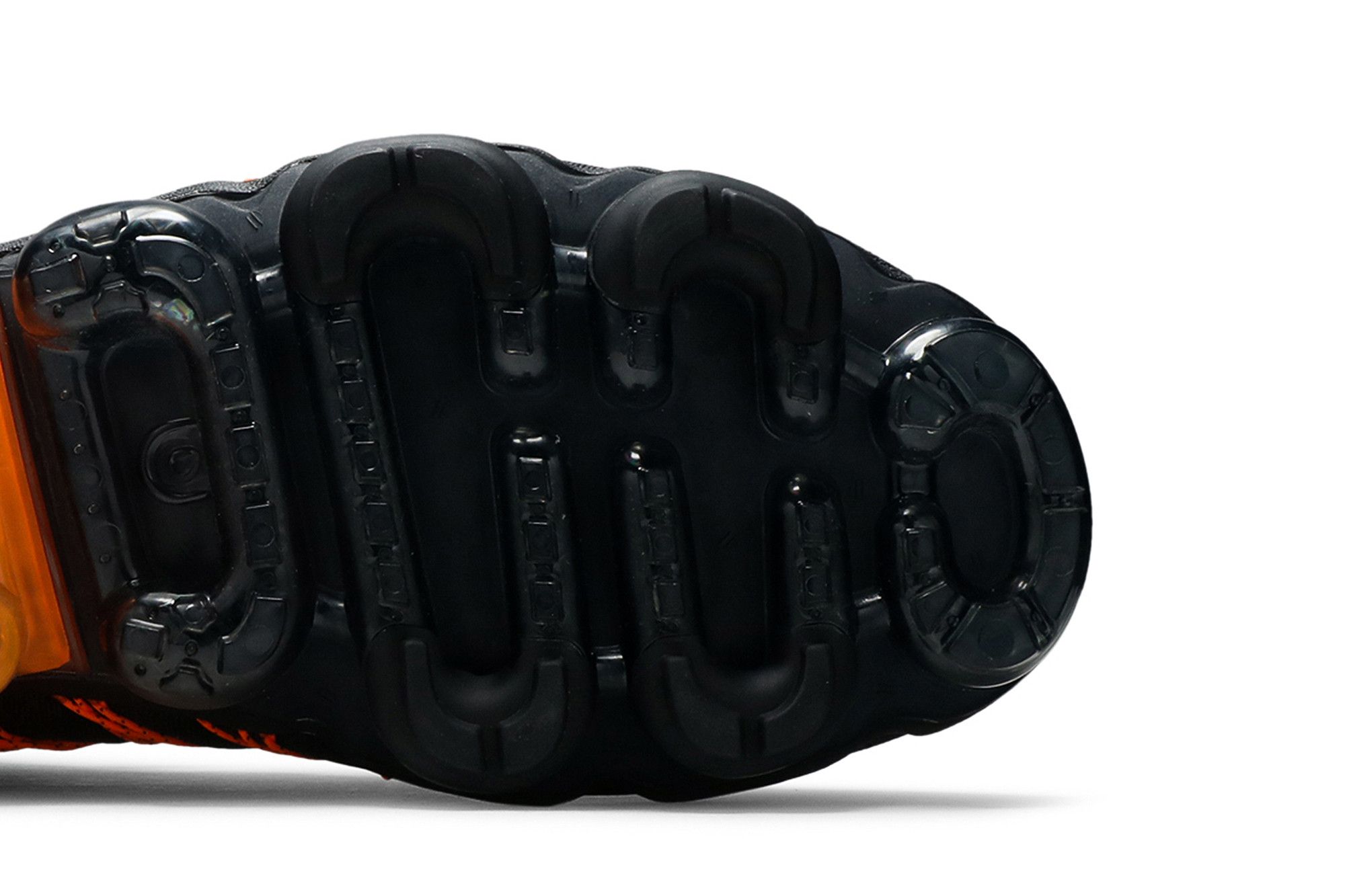 Vapormax run utility black orange best sale