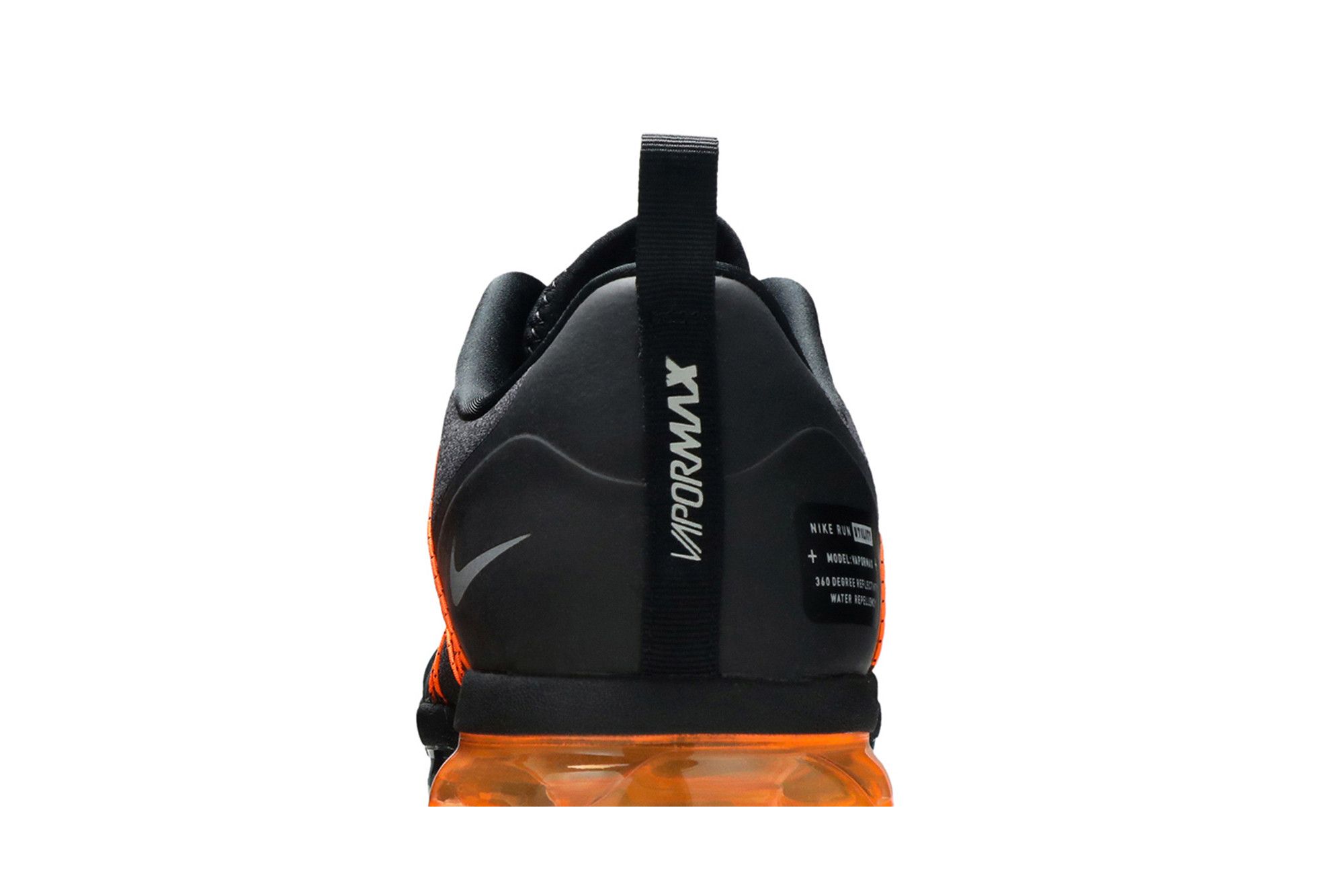 Nike vapormax utility black and orange best sale