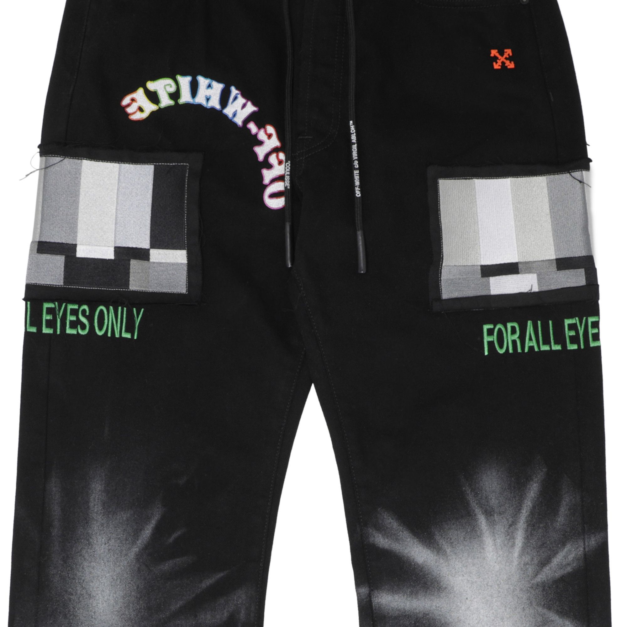 Rare NWT Off-White EV Bravado Relaxed Fit Jeans Mens Size 31