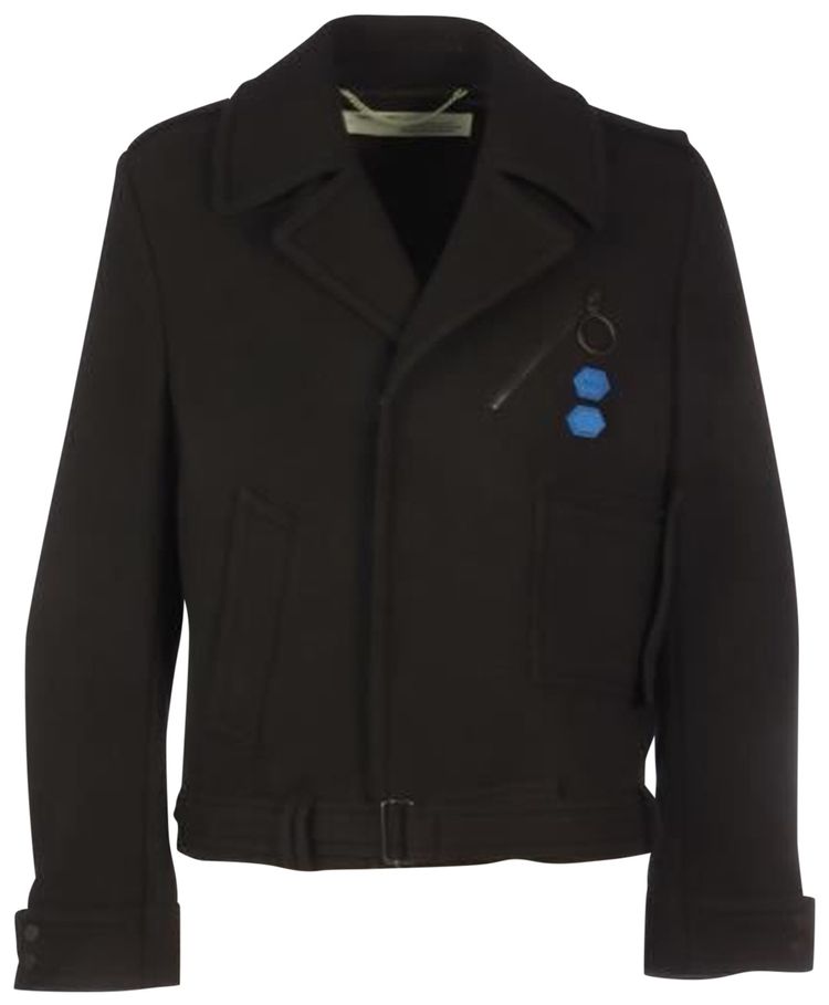 Off White Arrow Peacoat BlackWhite