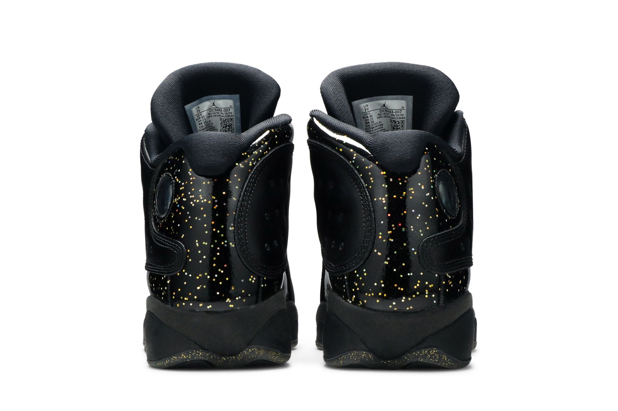 Gold and black retro 13 hotsell