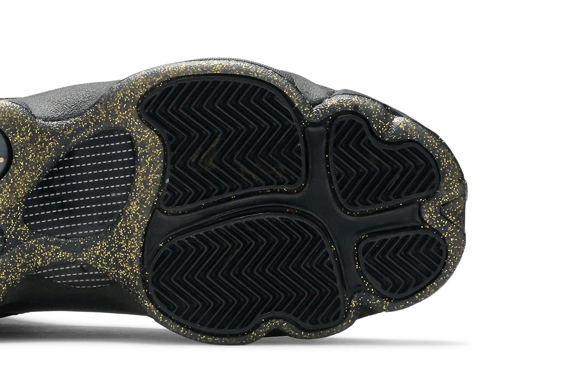 Jordan retro 13 black gold hotsell