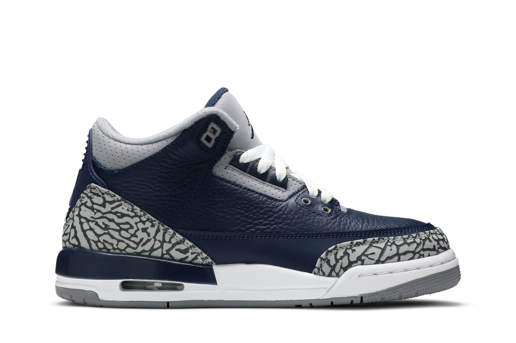 Buy Air Jordan 3 Retro GS Georgetown 398614 401 GOAT