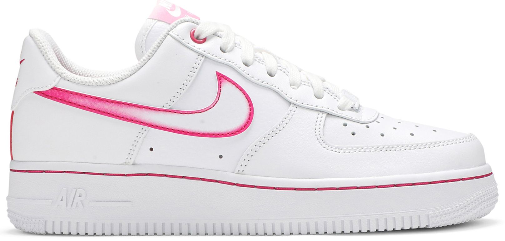 nike air force 1 pink airbrush