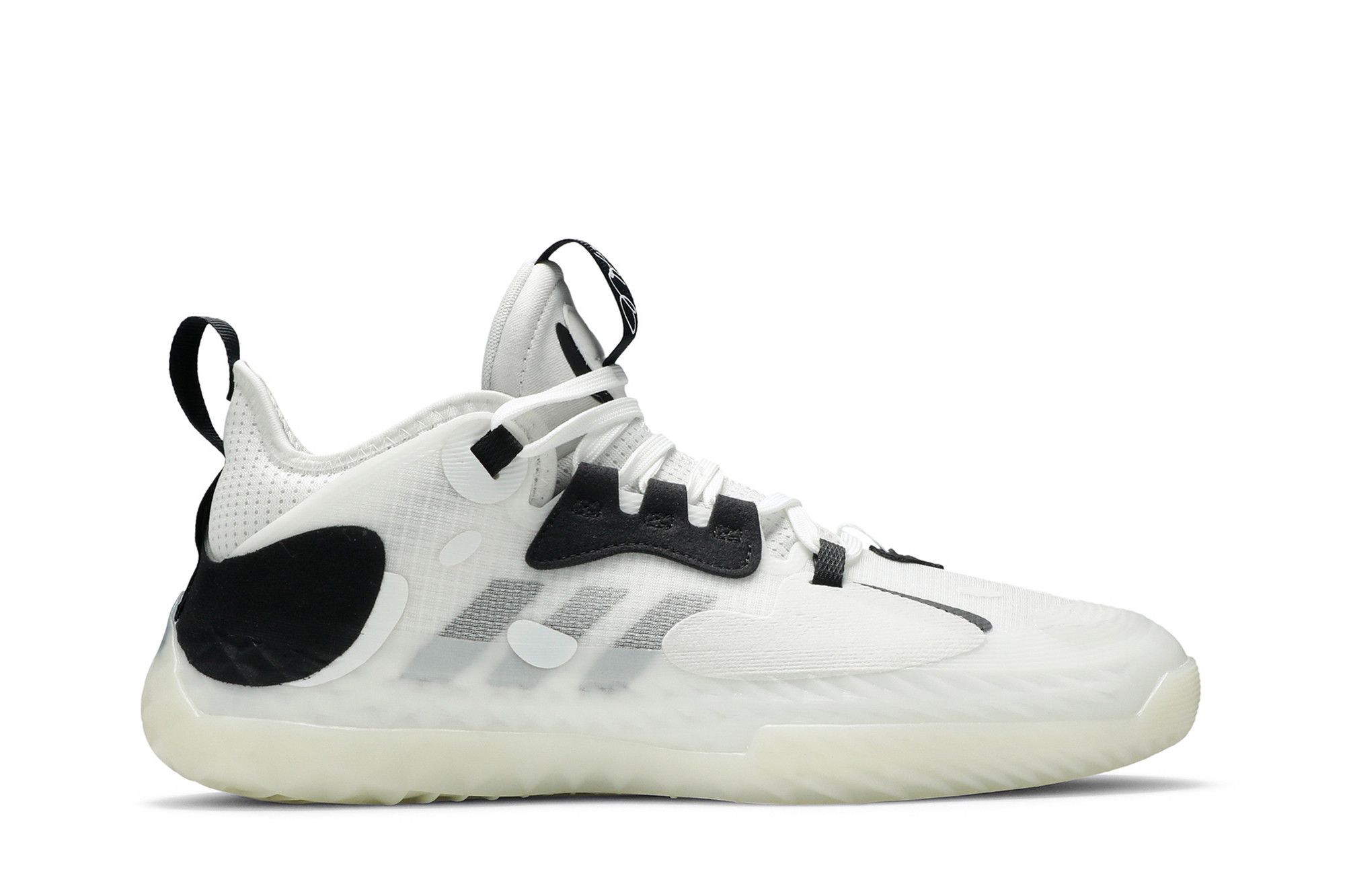 Harden shoes black and white top
