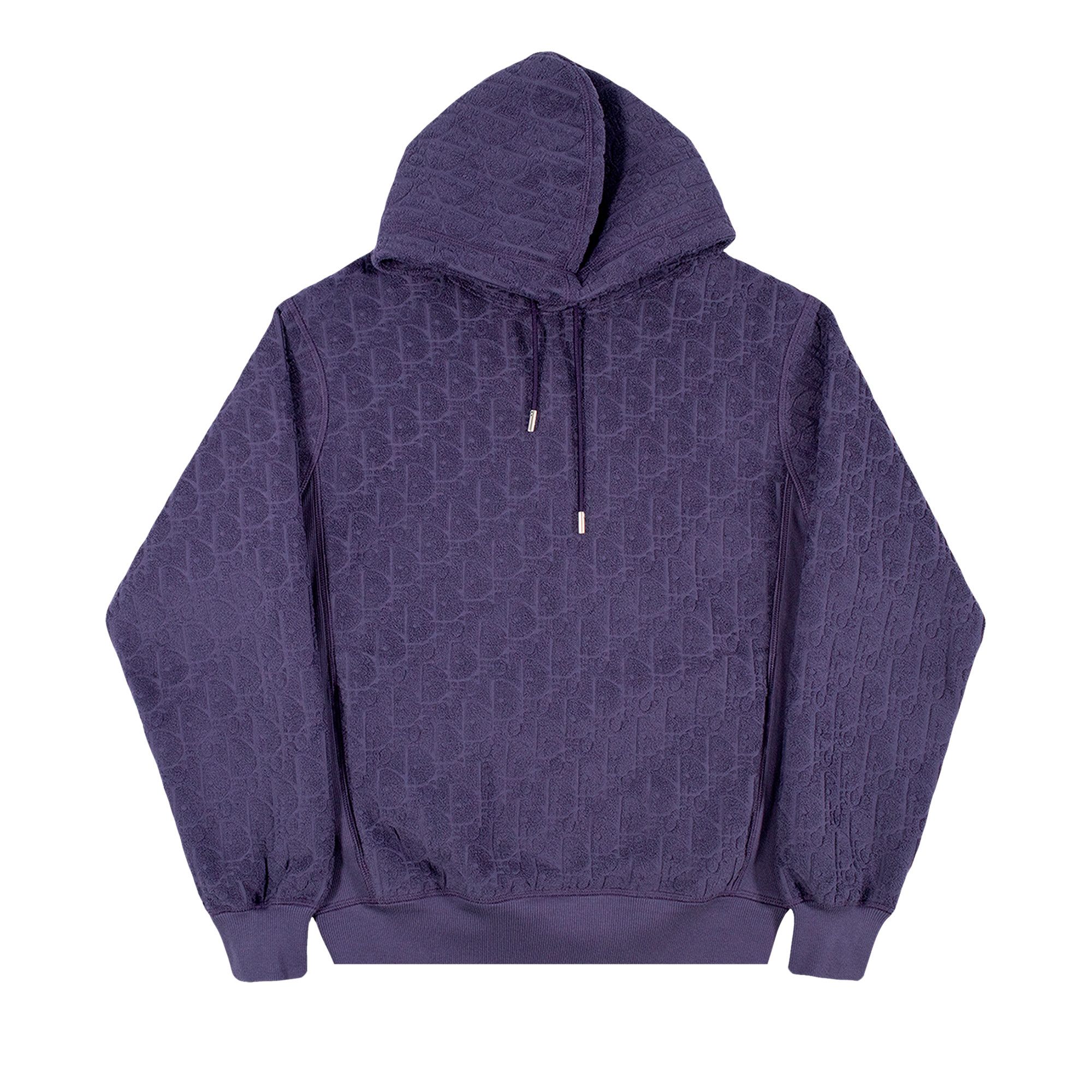 Buy Dior Oblique French Terry Hoodie 'Purple' - 113J631A0684