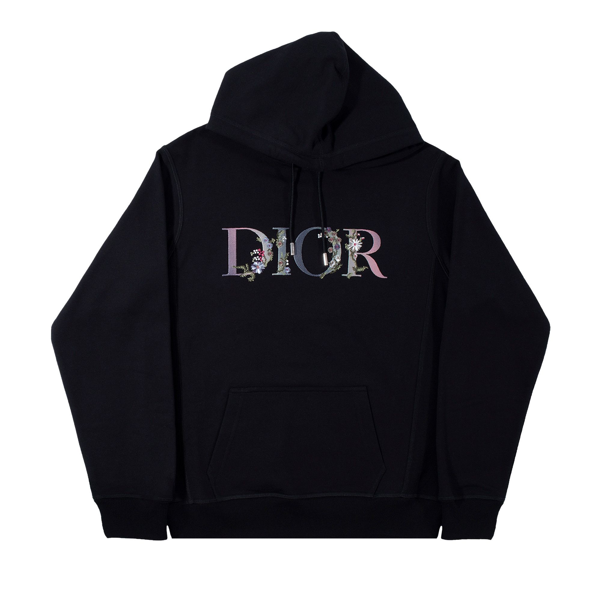 Buy Dior Flowers Embroidered Hoodie Black 113J688A0531 C984 GOAT