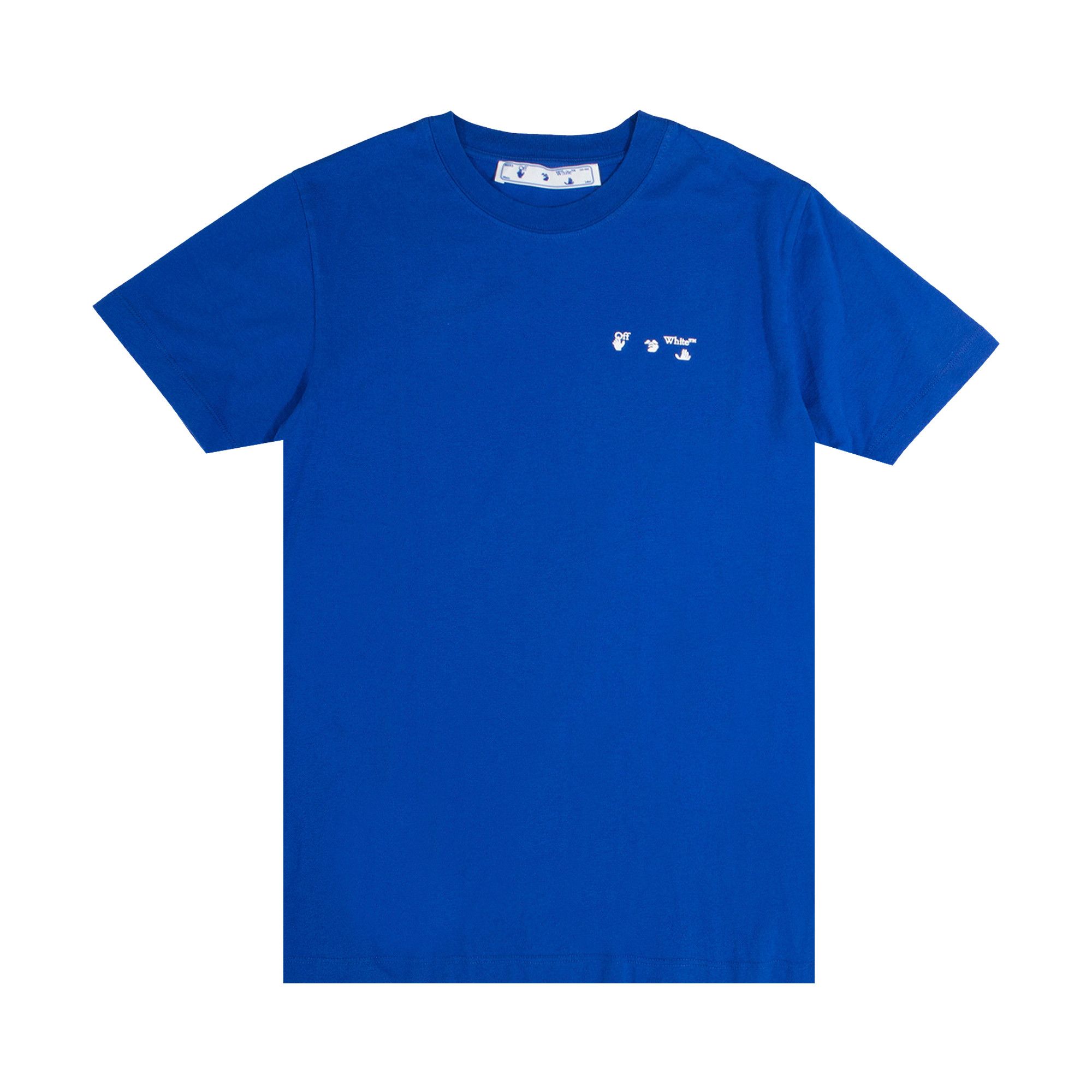 Size xl Off White Logo Slim Tee Blue