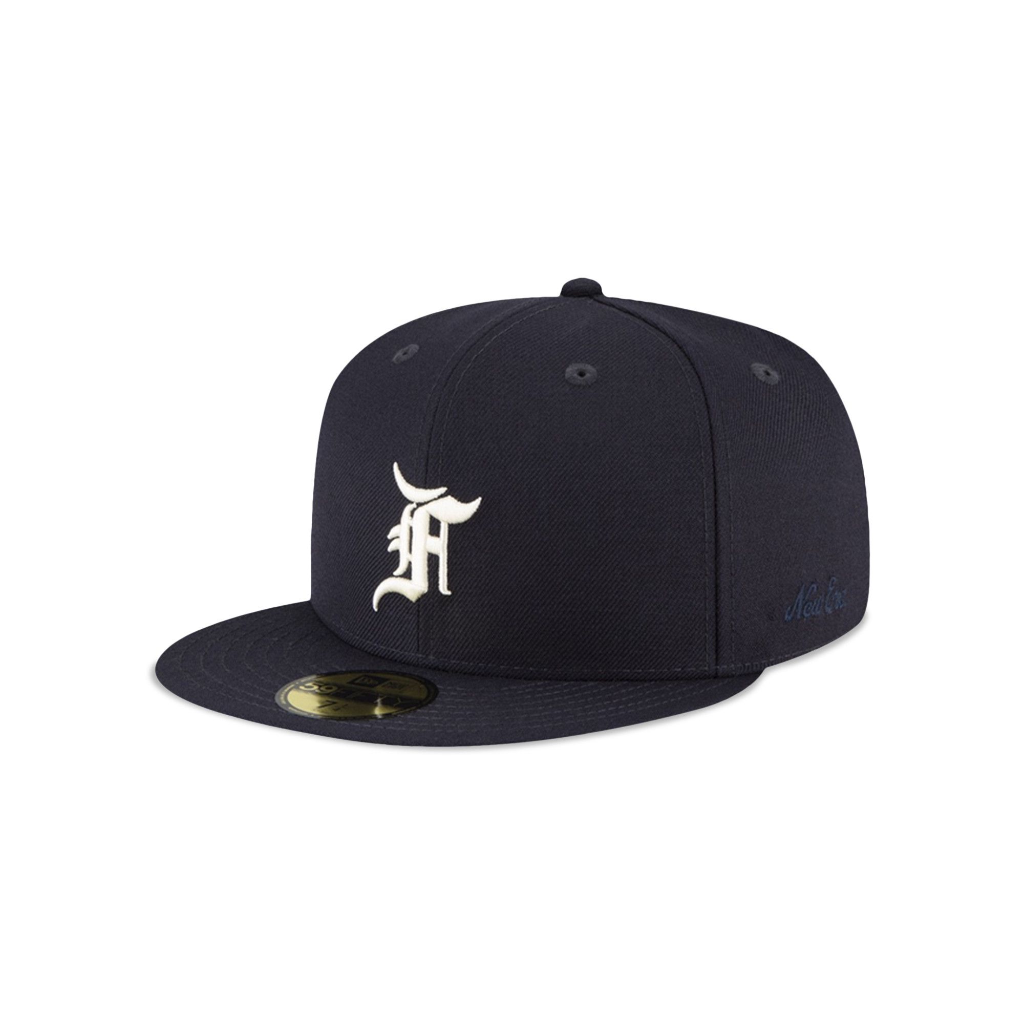 サマーセール ミニグランド バンドル Essentials God of Fear 1/4 7 Size x 'Navy/White' Cap Fitted Era New 帽子