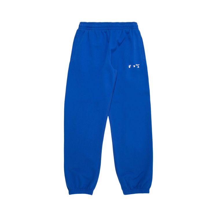 Off White Diag Logo Slim Sweatpant BlueWhite