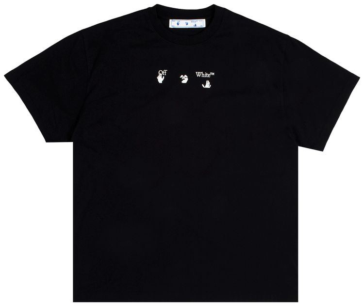 Off White Marker Over Tee BlackWhite