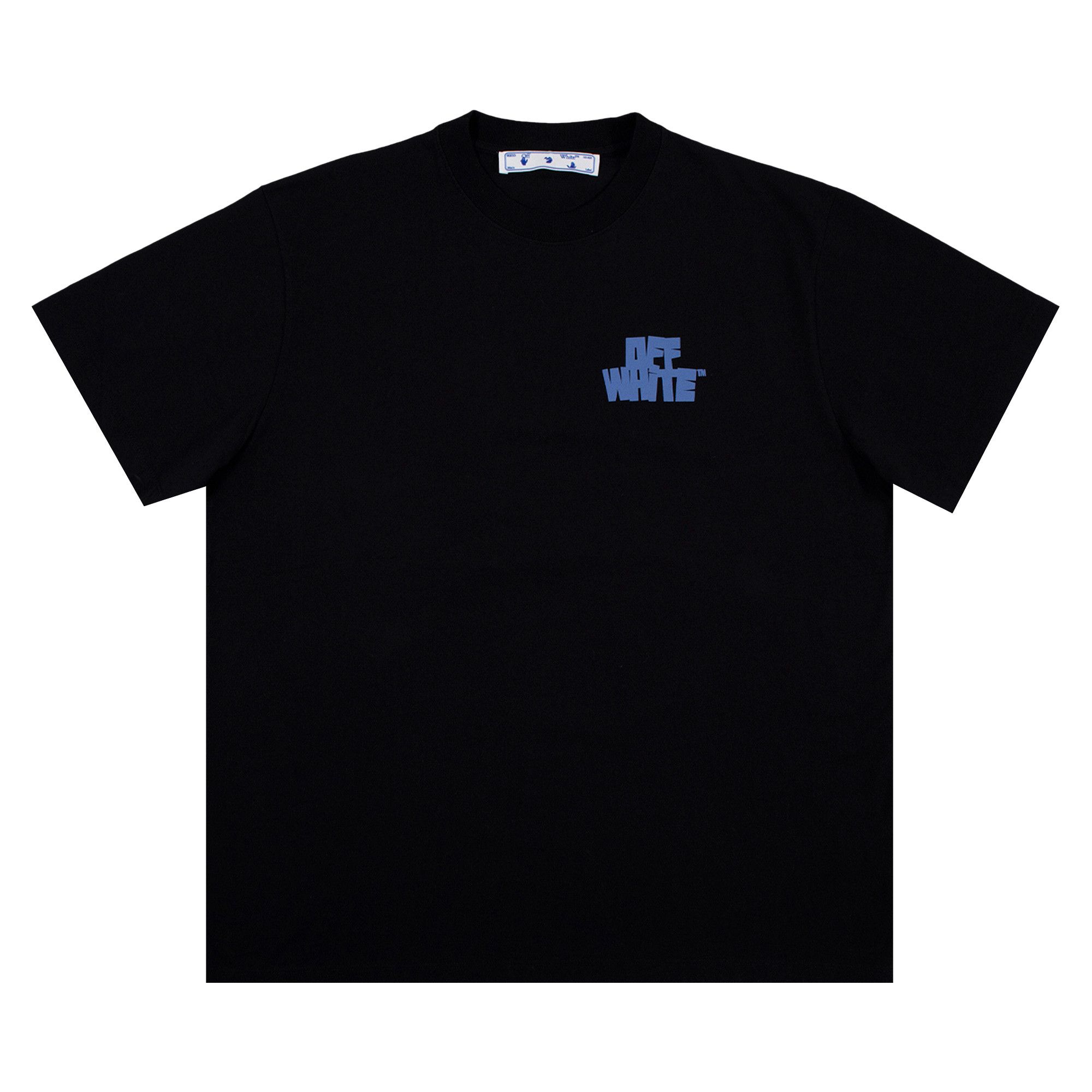 Buy Off White Hands Arrows Tee Black Light Blue OMAA038R21JER0041040 GOAT