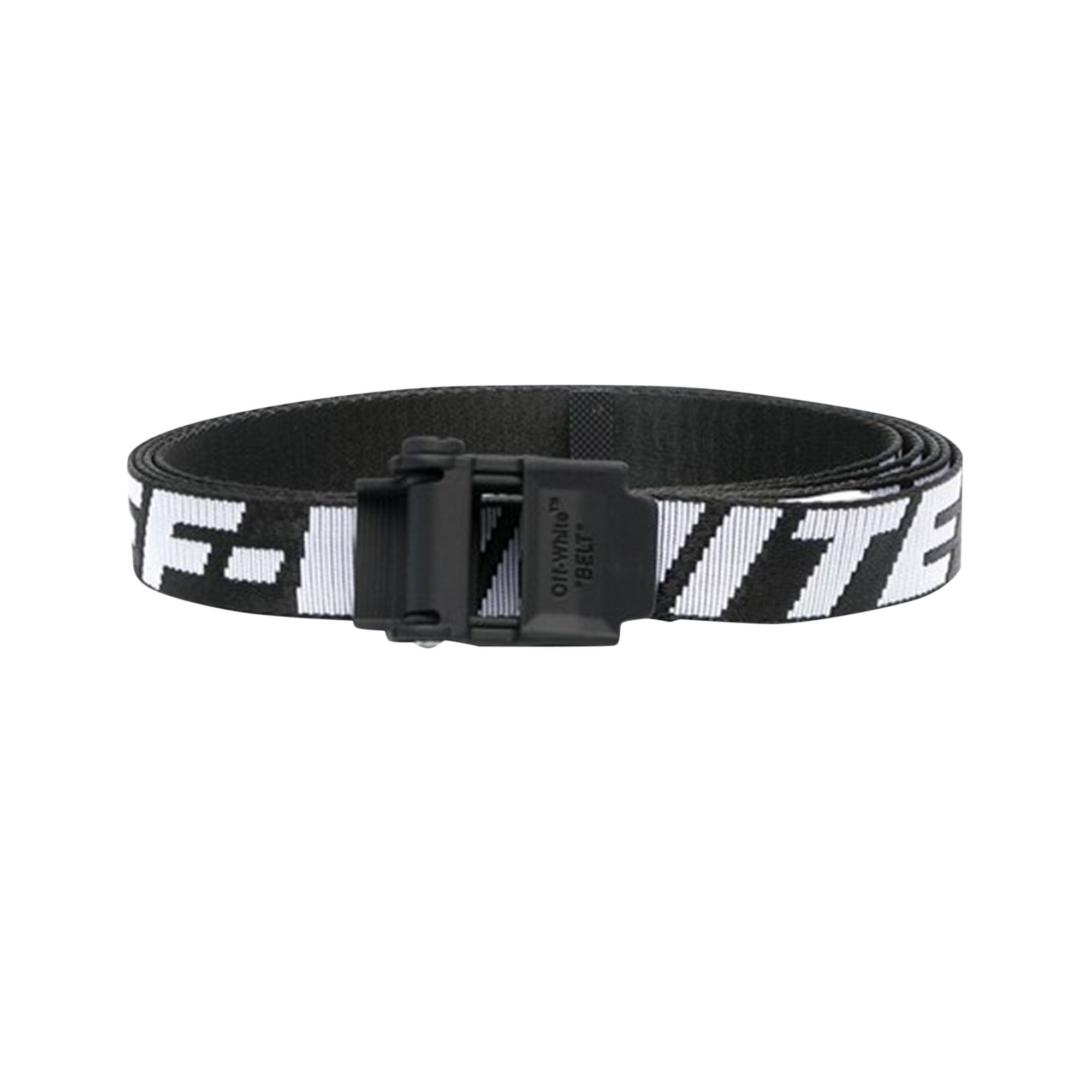 Black and white off white belt top