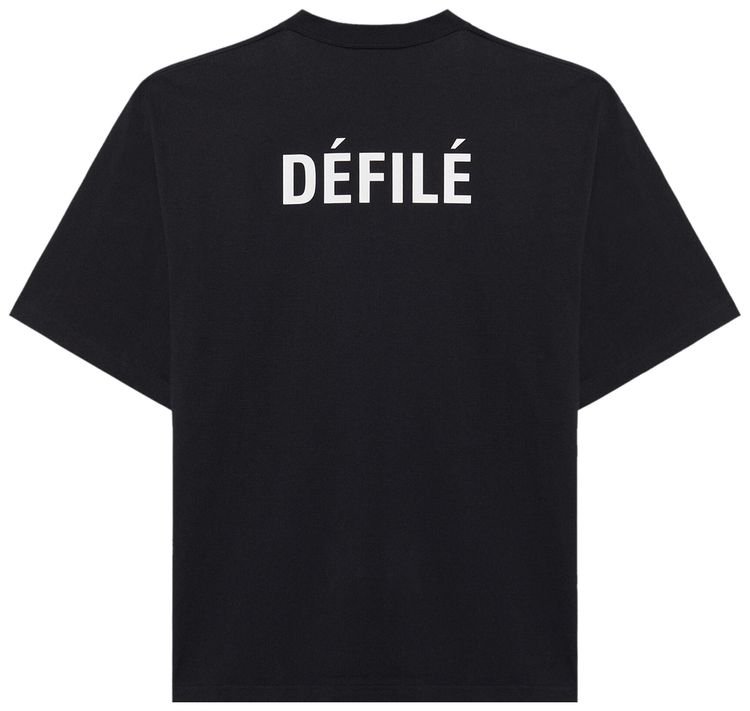 Balenciaga Defile T Shirt Black