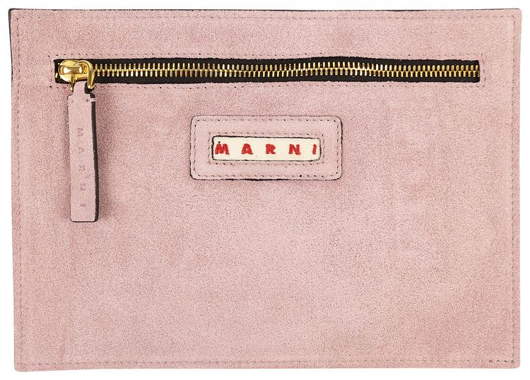 Marni Logo Pouch Bag Pink