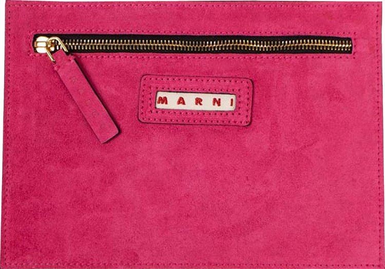 Marni Logo Pouch Bag 'Hot Pink'