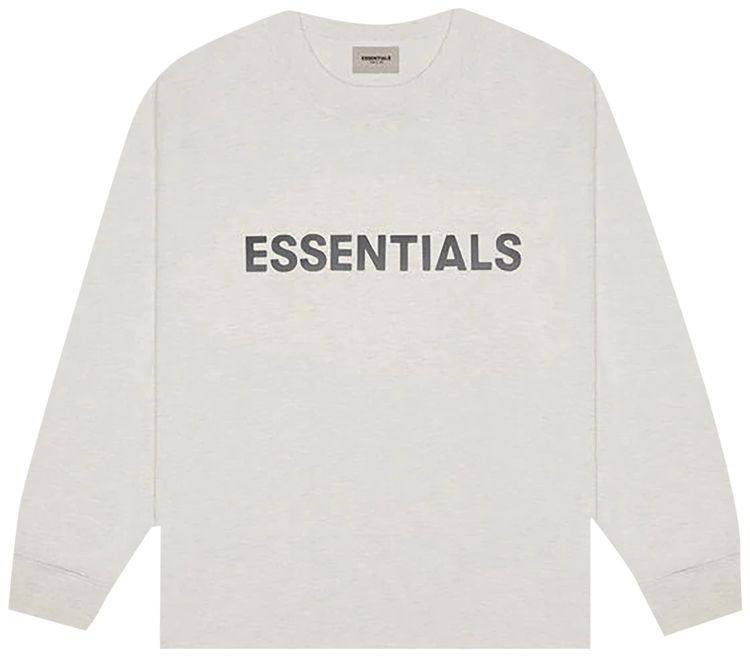 Fear of God Essentials Long Sleeve T Shirt Oatmeal