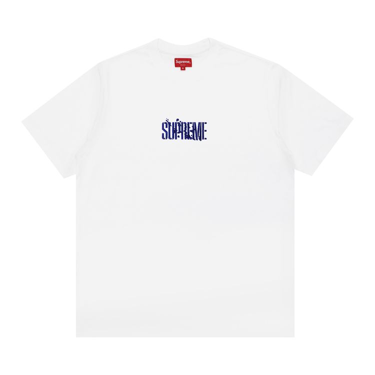 Supreme Splatter Short Sleeve Top White