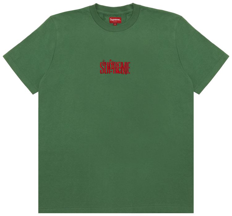 Supreme Splatter Short Sleeve Top Green