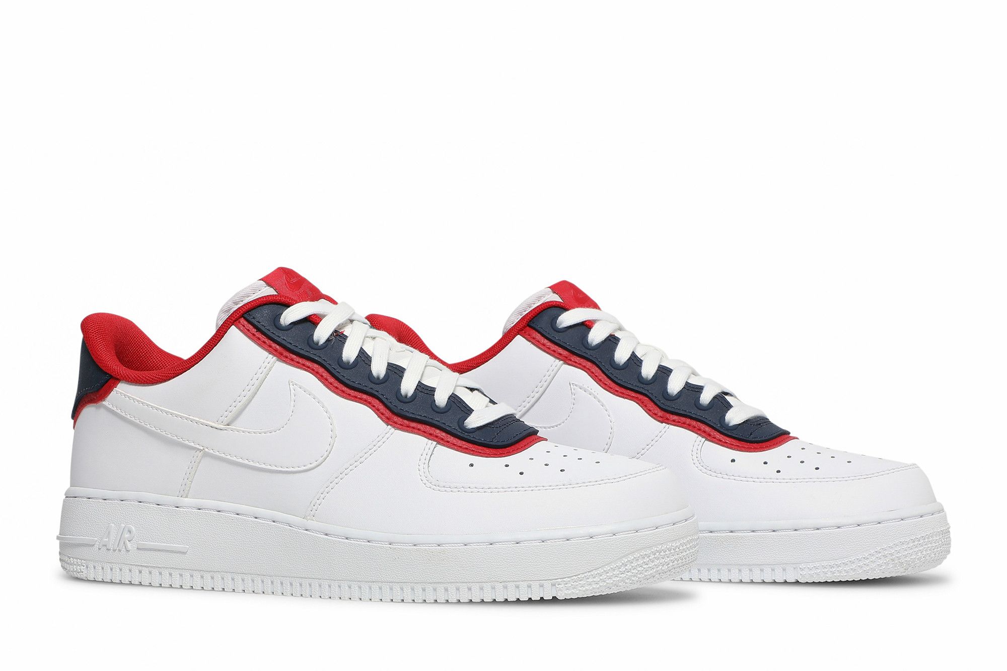 Achetez des Air Force 1 07 LV8 Double Layer Obsidian Red AO2439 100 GOAT FR