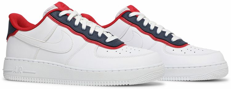 Nike Air Force 1 07 LV8 Double Layer Obsidian Red