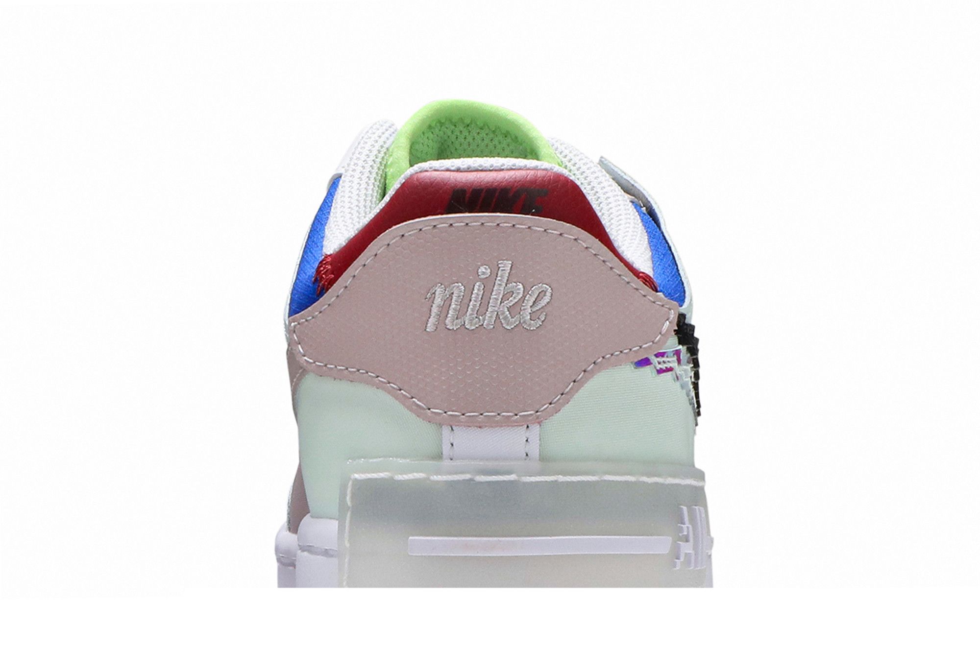 Buy Wmns Air Force 1 Shadow SE 'Pixel Swoosh - Barely Green