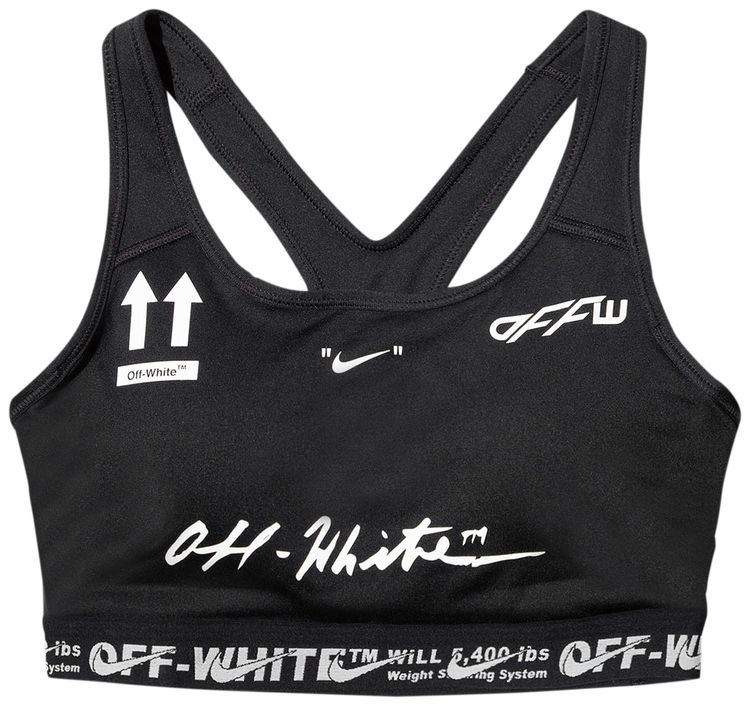 Nike Womens x Off White NRG As Bra Black