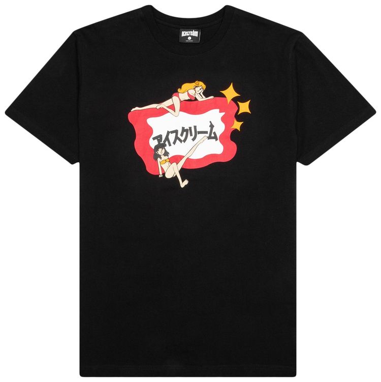 Icecream Groupies Short Sleeve Tee Black