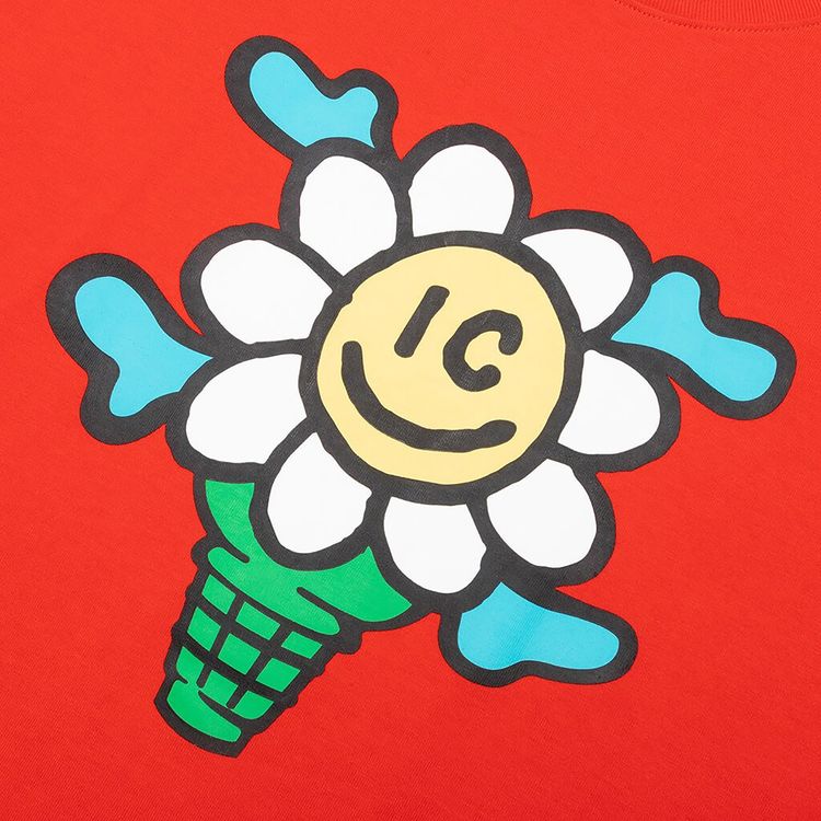 Icecream Dotty Short Sleeve Tee Red