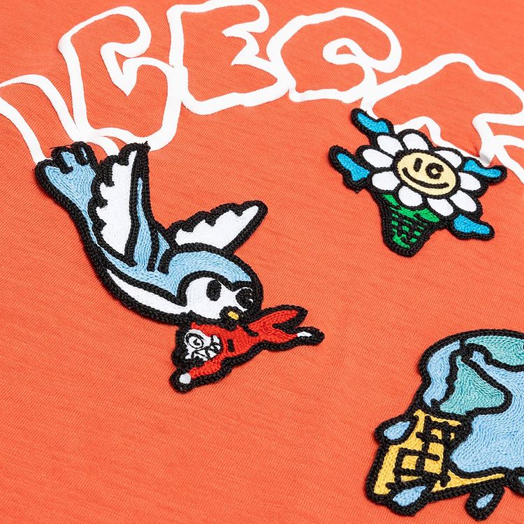 Icecream Rising Short Sleeve Knit Burnt Sienna