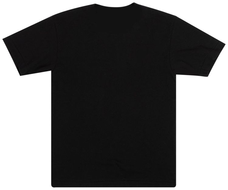 Comme des Garcons PLAY Double Heart T Shirt Black