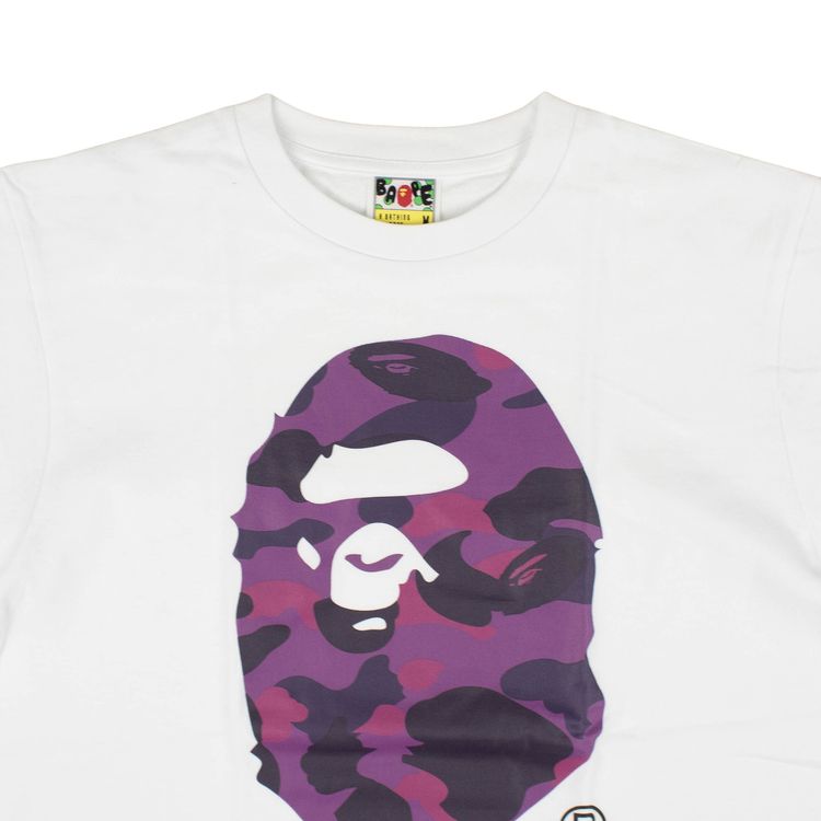 Bape Color Camo T Shirt WhiteViolet