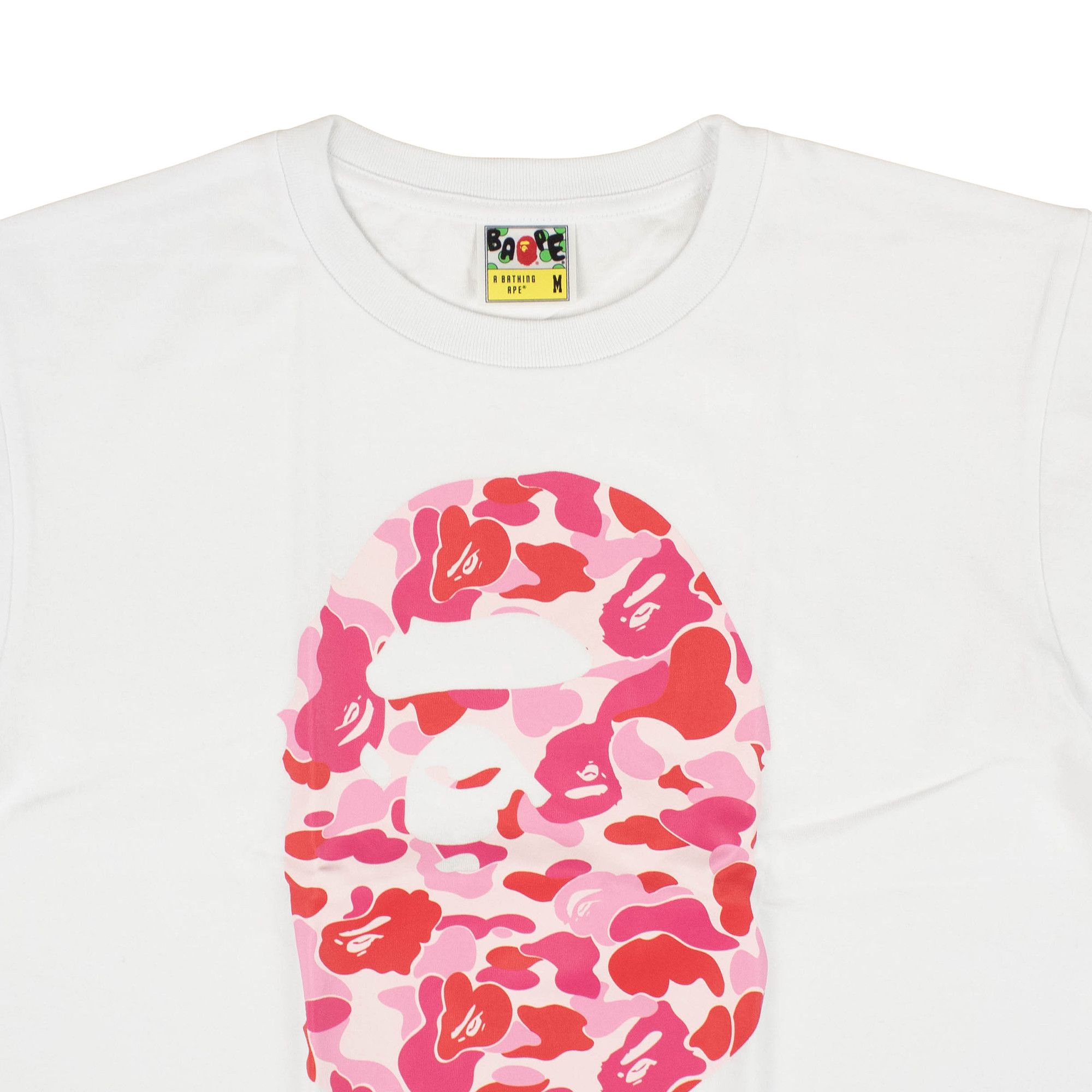 Buy Bape Color Camo T-Shirt 'White/Pink' - 1G30 110 013 WHITE PINK