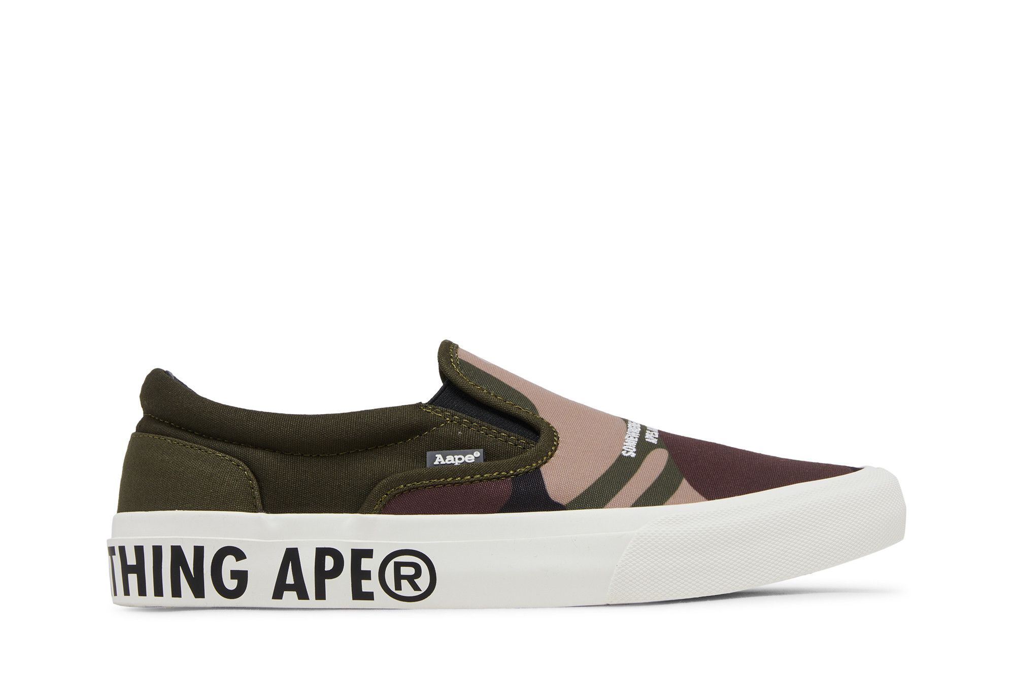 Buy AAPE Slip On Green Camo AAPSHM6759XXG GRZ GOAT CA