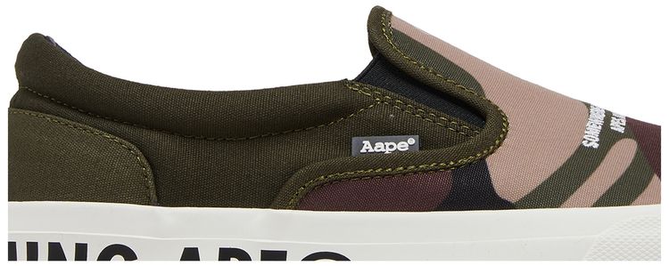 Buy BAPE AAPE Slip-On 'Green Camo' AAPSHM6759XXG GRZ GOAT - Main Image