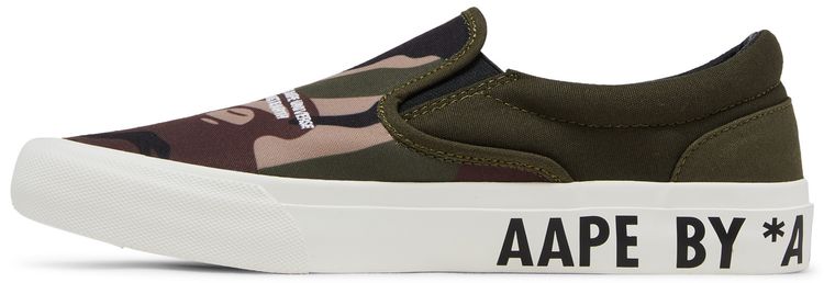 BAPE AAPE Slip On Green Camo