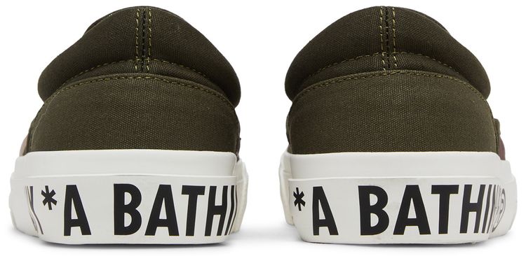 BAPE AAPE Slip On Green Camo