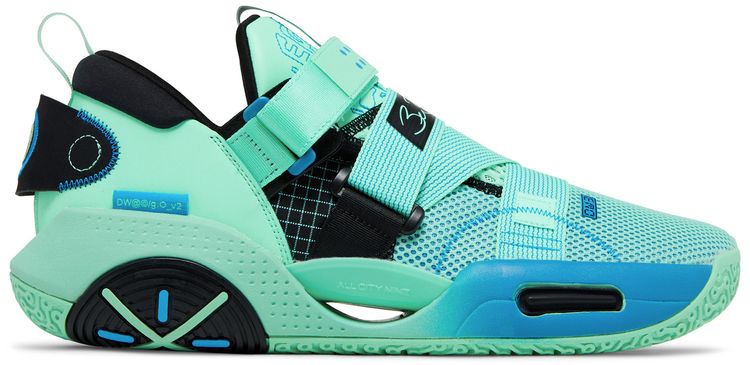 Li Ning Wade All City 9 V2 Neon Azure Green