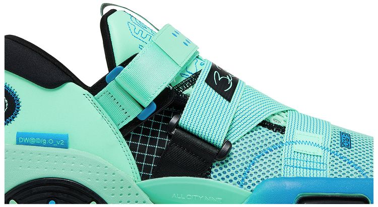Li Ning Wade All City 9 V2 Neon Azure Green