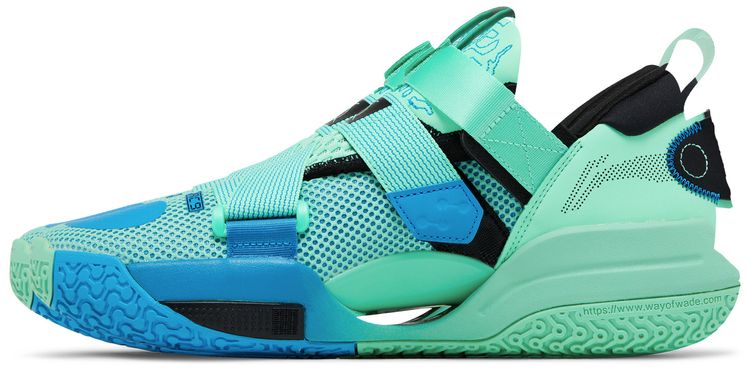 Li Ning Wade All City 9 V2 Neon Azure Green