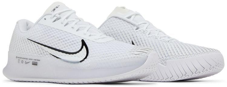 NikeCourt Air Zoom Vapor 11 HC White Black