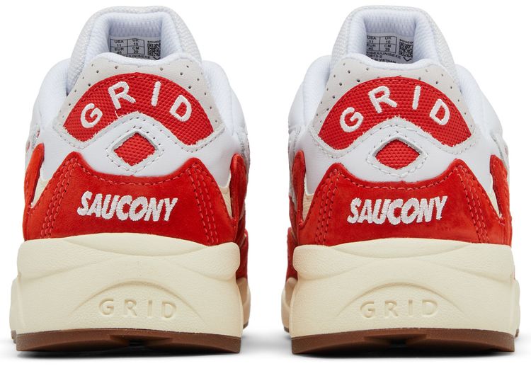 Grid Shadow 2 Ivy Prep   White Red