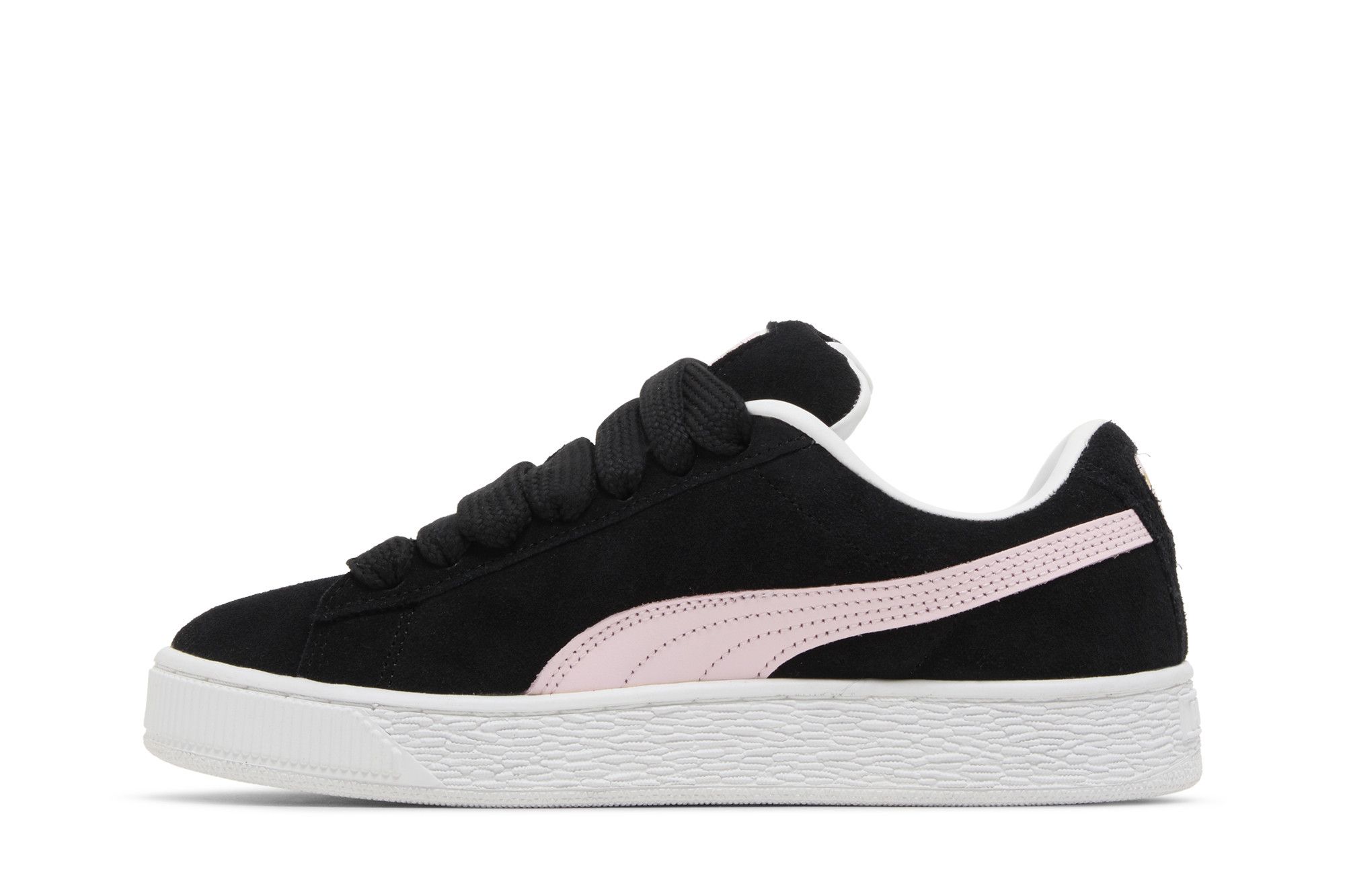 Puma suede pink and black clearance