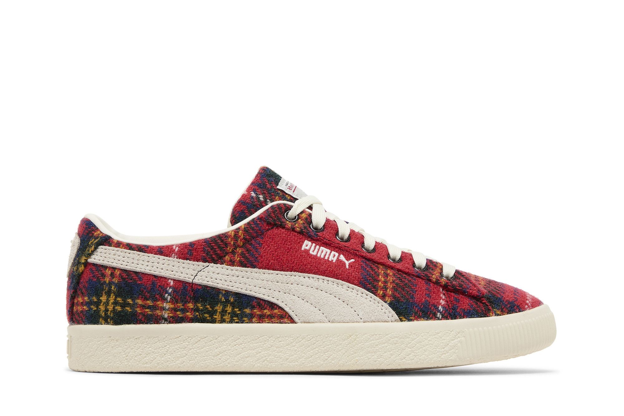 Buy Harris Tweed x Puma Suede Vintage 'Tartan - Red' - 393219 01