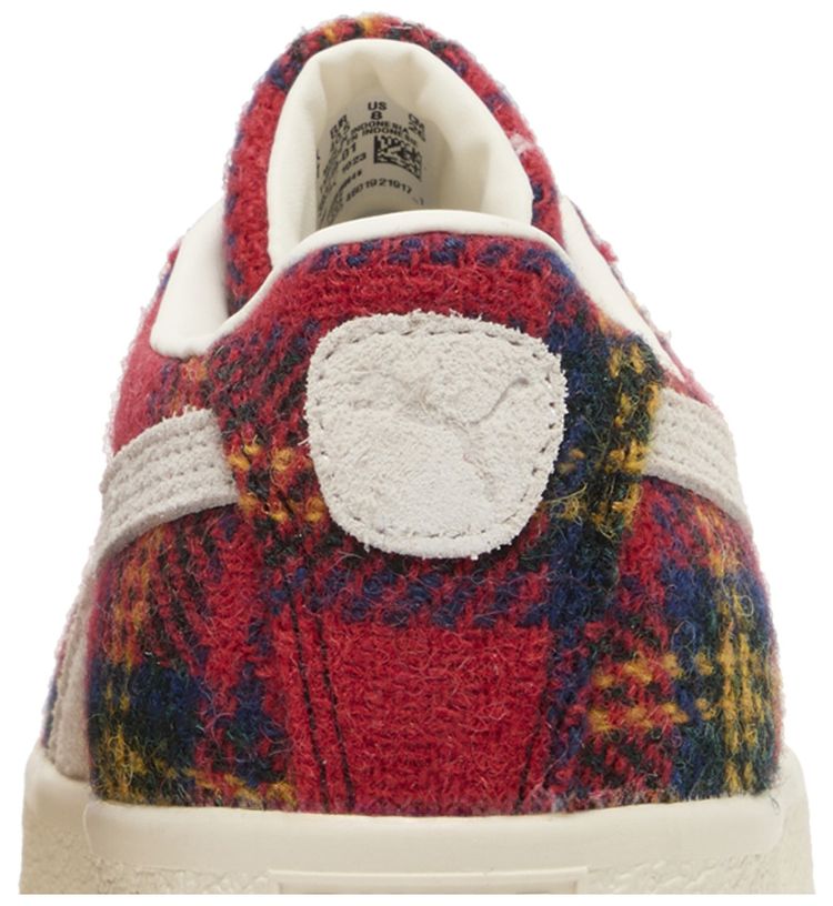 Harris Tweed x Puma Suede Vintage Tartan   Red